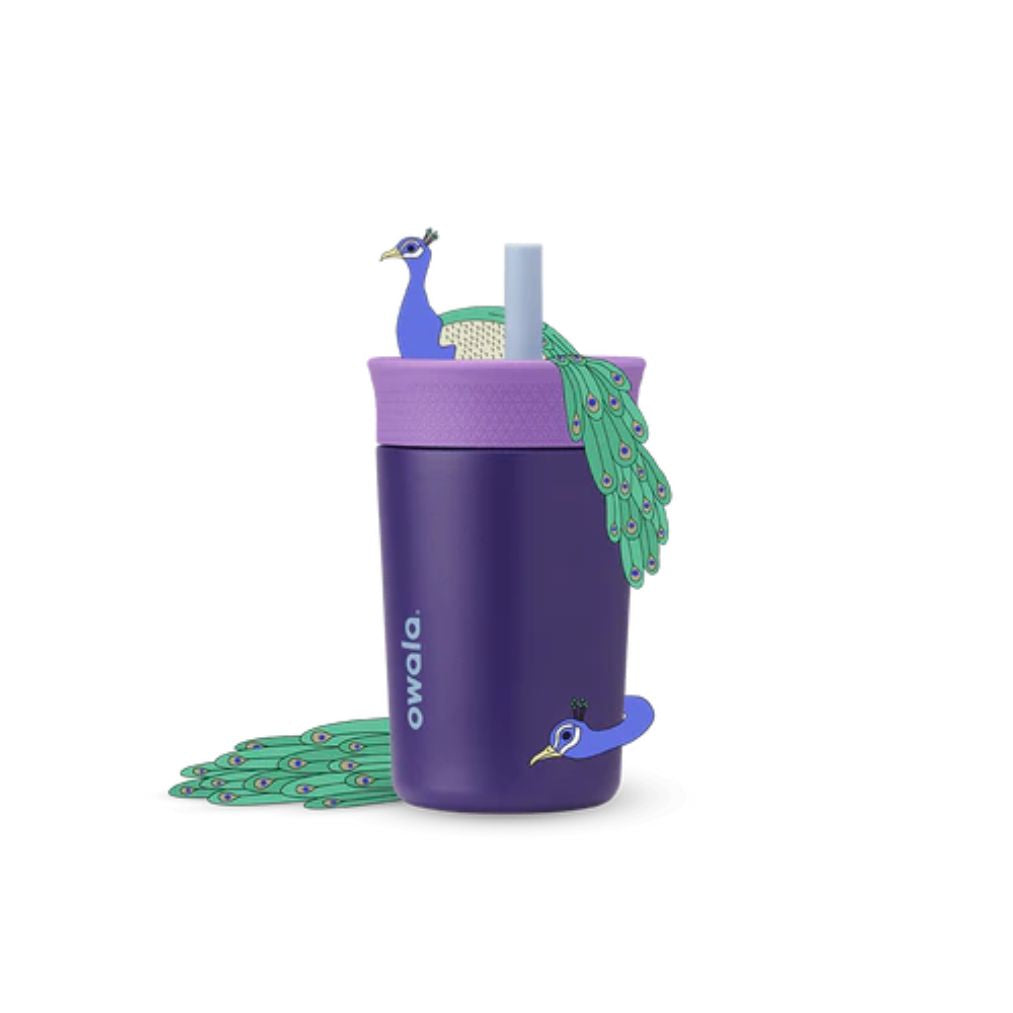 Termo Owala Kids Tumbler Peacock Palace 12oz - foto 1