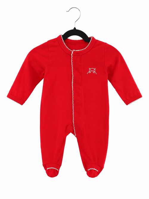 Mameluco Happy Hippo color rojo